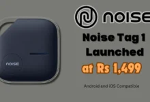 Noise Tag 1 Bluetooth tracker with a sleek design, launched at ₹1,499, compatible with Android and iOS devices