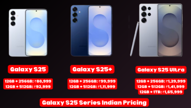 Samsung Galaxy S25 Series Indian Pricing featuring Galaxy S25, Galaxy S25+, and Galaxy S25
