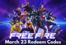 Garena Free Fire MAX Redeem Code for March 23