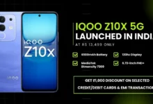 iqoo z10 x 5g launch date specification