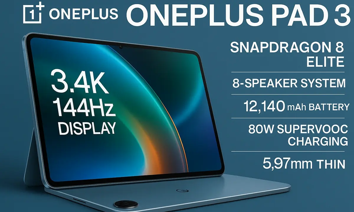 One plus pad 3 spec