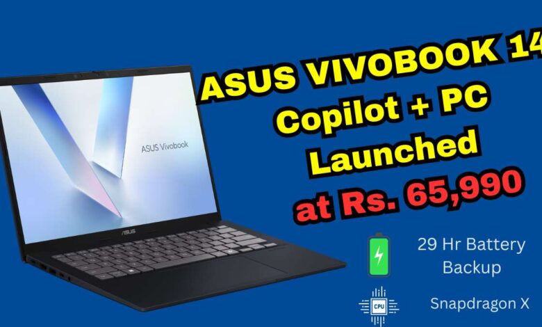 Asus Viviobook 14 AI copilot pc
